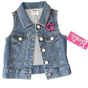 Barbie denim vest kids 4-5